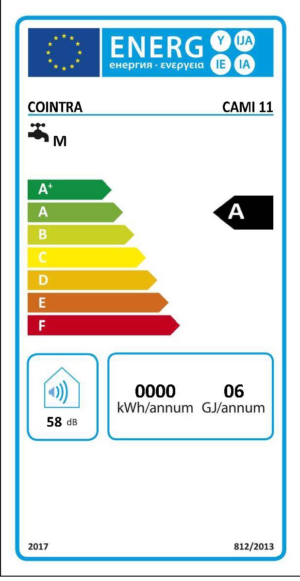 Etiqueta de Eficiencia Energética - VGCC1MFKF