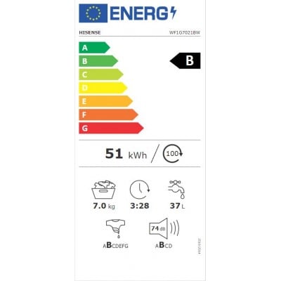 Lavadora HISENSE WF1G7021BW