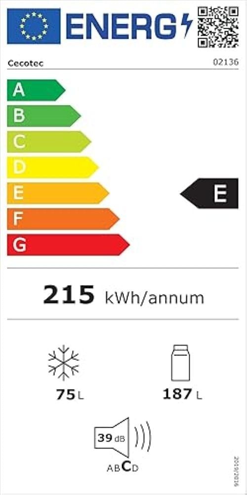 Etiqueta de Eficiencia Energética - 2136