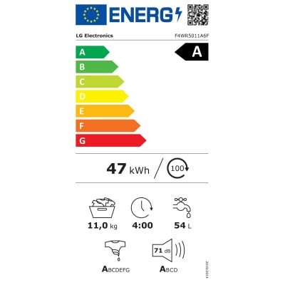 Lavadora LG F4WR5011A6F