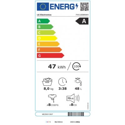 Lavadora LG F4X1008NWH