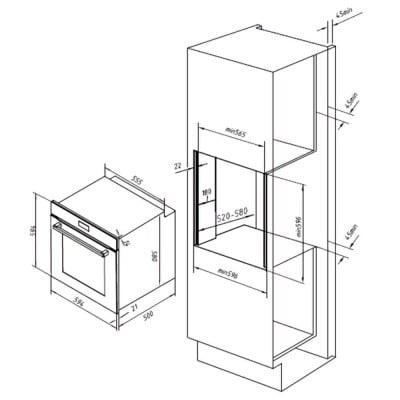 Horno Bolero CECOTEC Hexa M226000 Edge