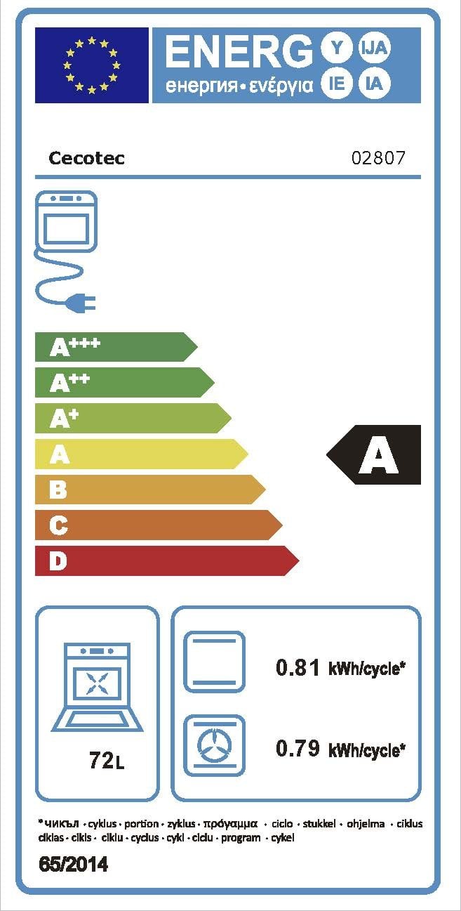 Etiqueta de Eficiencia Energética - 2807