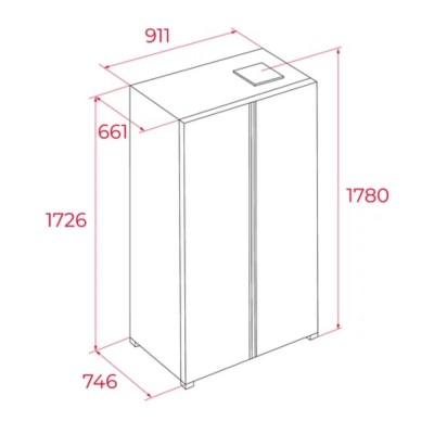 Frigorífico TEKA RLF 74917 GBK