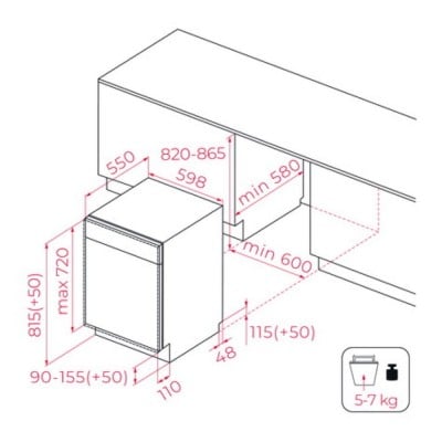 Lavavajillas TEKA DFI 46710