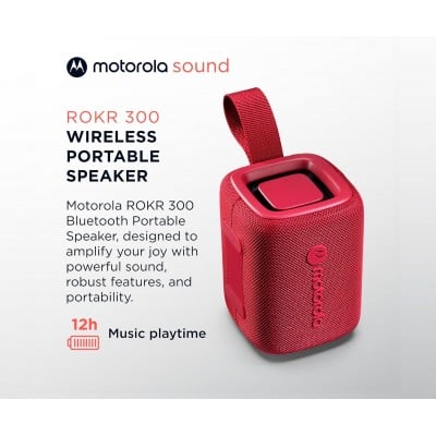 Altavoz MOTOROLA ROKR 300 Rojo