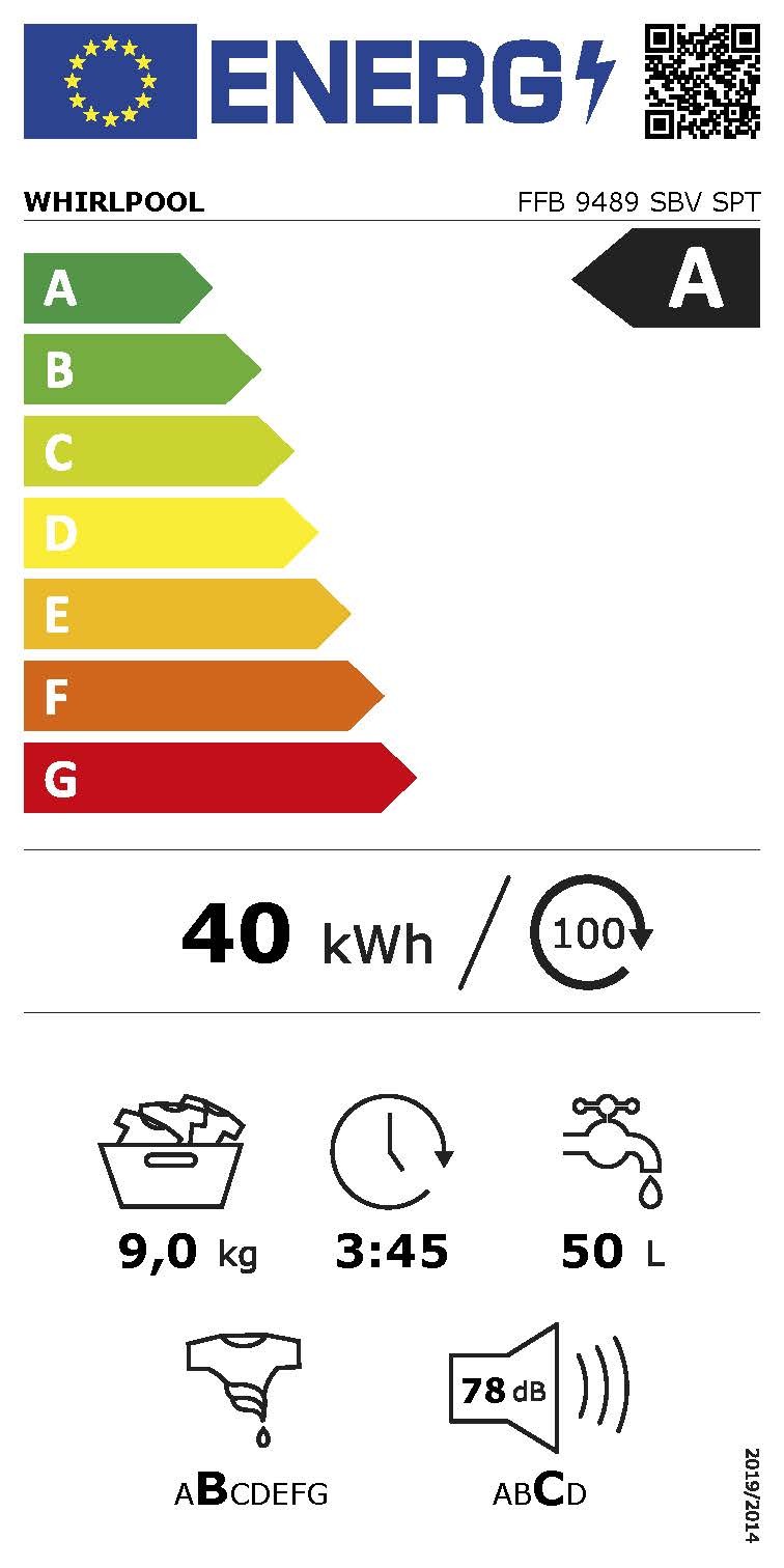 Etiqueta de Eficiencia Energética - FFB9489SBVSPT
