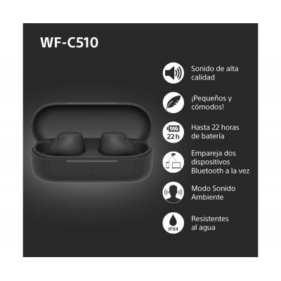 Auriculares SONY WF-C510 Amarillos