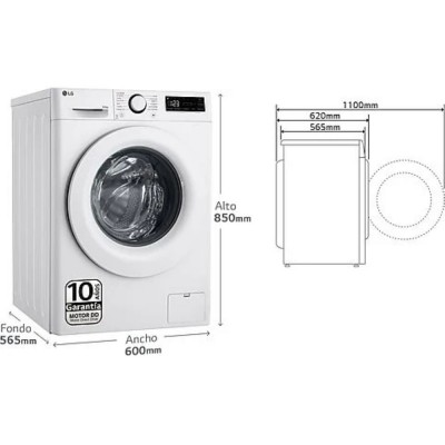 Lavasecadora LG F4DR5009A3W