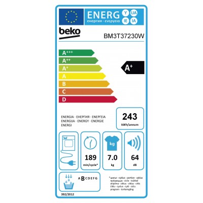 Secadora BEKO BM3T37230W
