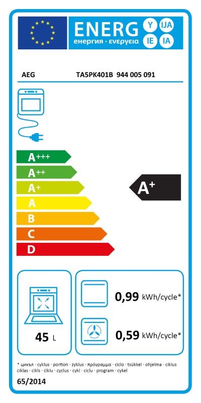 Etiqueta de Eficiencia Energética - 944005091