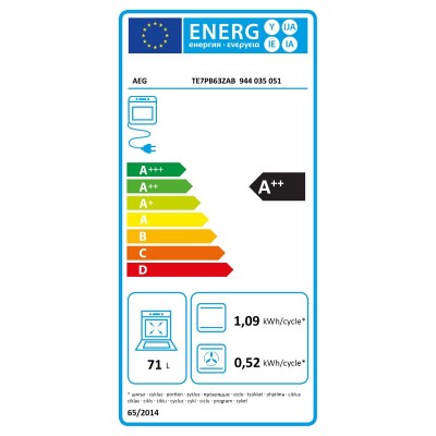 Horno AEG TE7PB63ZAB