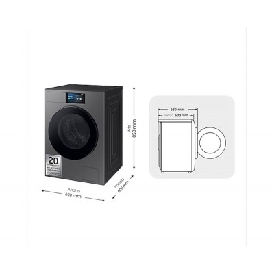 Lavadora SAMSUNG WF90F09C4SU3