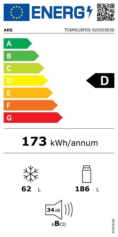 Etiqueta de Eficiencia Energética - 925555030