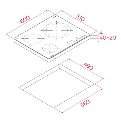 Placa TEKA TBC 63620 TTC