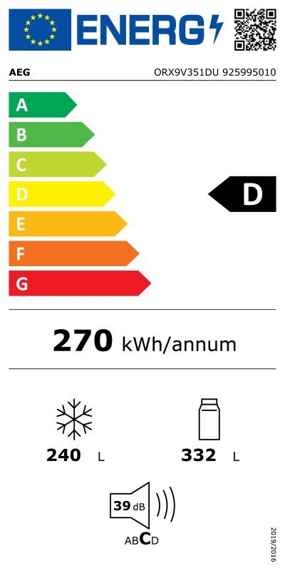 Etiqueta de Eficiencia Energética - 925995010