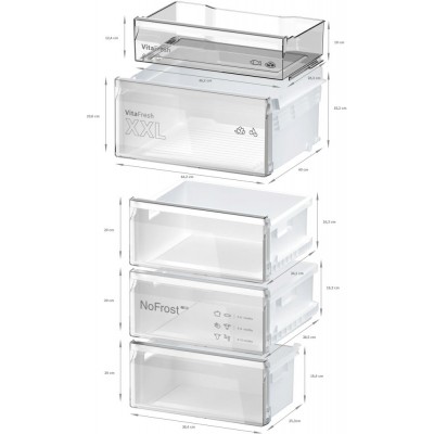 Combi BOSCH KGN392XCF