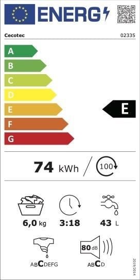 Etiqueta de Eficiencia Energética - 2335