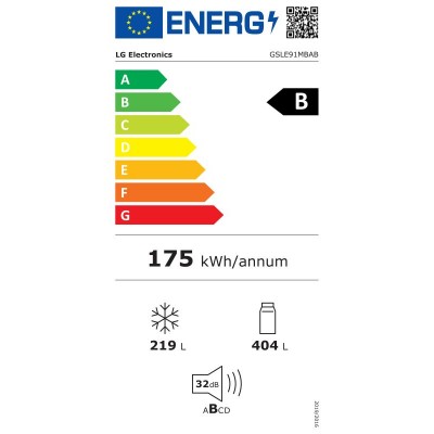 Frigorífico Americano LG GSLE91MBAB