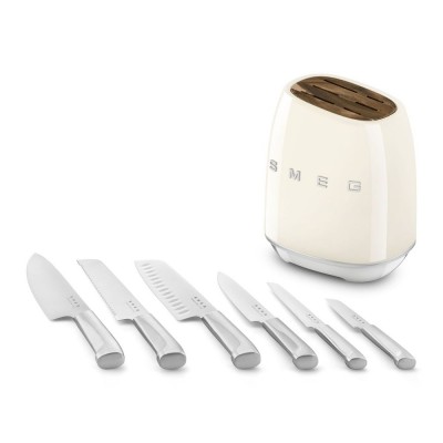 Set de Cuchillos SMEG KBSF02CR Crema