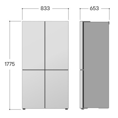 Frigorífico LG GMM41MSBEM