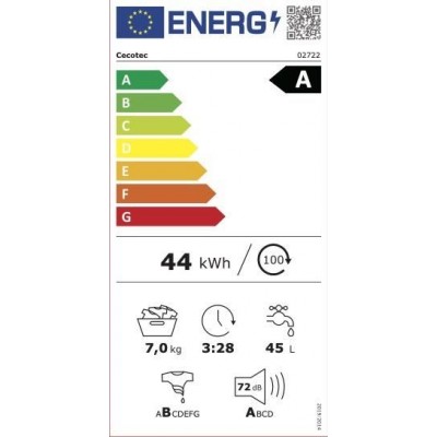 Lavadora Integrable CECOTEC 740BI
