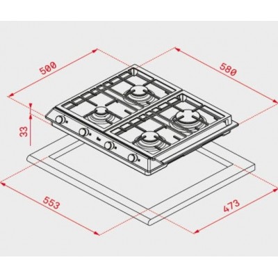 Placa TEKA EX6013GAIALDR Natural