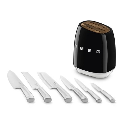 Kit de Cuchillos SMEG KBSF02BL Negro