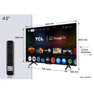 TV TCL 43P7K