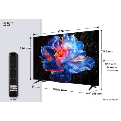 TV LED TCL 55P6K 4K GoogleTV Game...