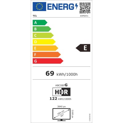 TV LED TCL 65P6K