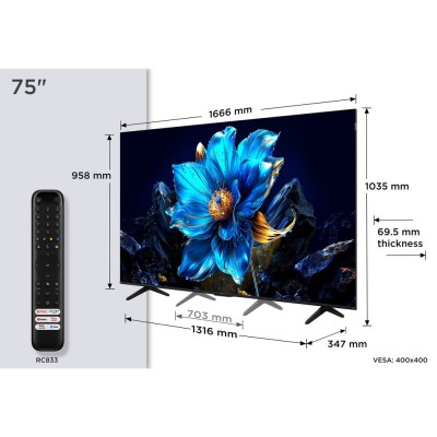 TV TCL 75P7K