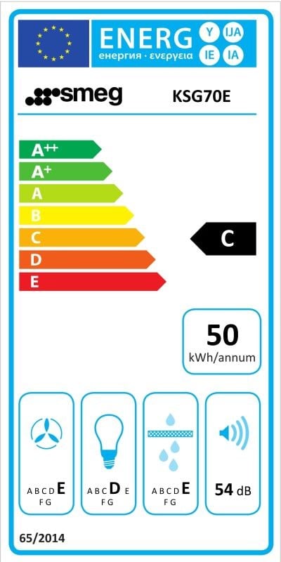 Etiqueta de Eficiencia Energética - KSG70E