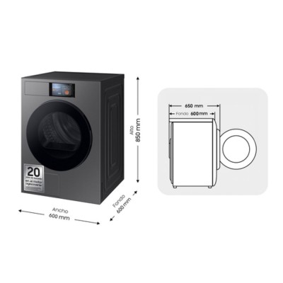 Secadora SAMSUNG DV90F09F4SU3