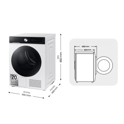 Secadora SAMSUNG DV90DB7845GEU3