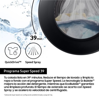 Lavadora SAMSUNG WW90DG5G34AEEC