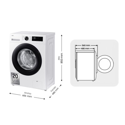 Lavadora SAMSUNG WW90DG5G34AEEC