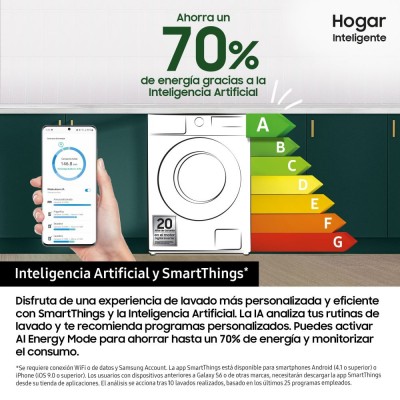 Lavadora SAMSUNG WW90DG5G34AEEC