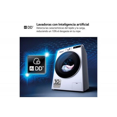 Lavadora LG F2WR5S08A0