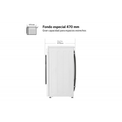 Lavadora LG F2WR5S08A0