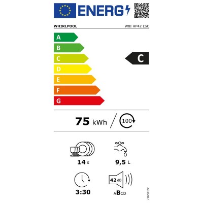 Lavavajillas WHIRLPOOL W8I HP42 LSC