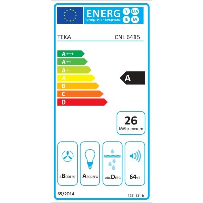 Campana TEKA CNL 6415 60cm Negro