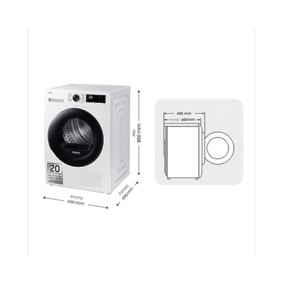 Secadora SAMSUNG DV90DG52A0AEEC