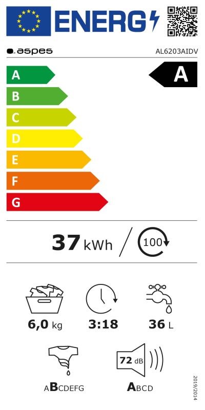 Etiqueta de Eficiencia Energética - AL6203AIDV