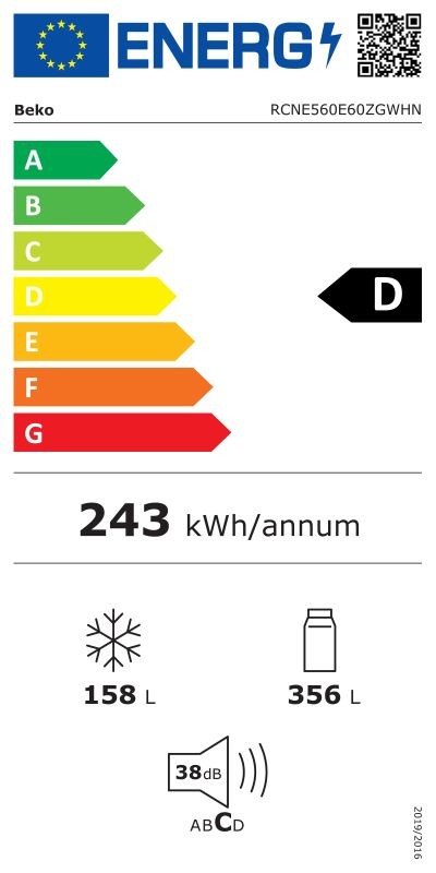 Etiqueta de Eficiencia Energética - RCNE560E60ZGWHN