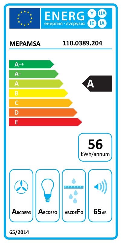 Etiqueta de Eficiencia Energética - 1100389204