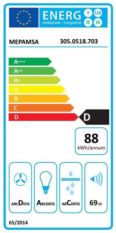Etiqueta de Eficiencia Energética - 3050518703