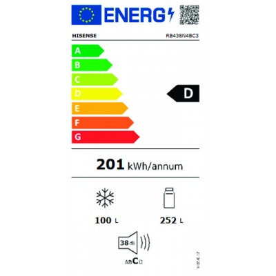 Combi HISENSE RB438N4BC3