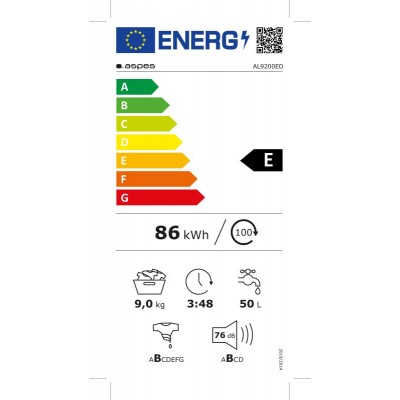 Lavadora ASPES AL9200ED