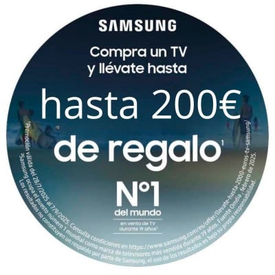 Reembolso de 200€ en TV...